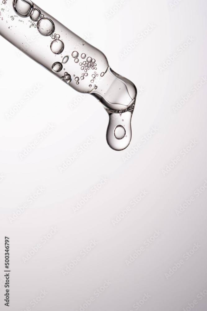 Pipette with serum, gel, oil or other cosmetic product. Pipette with serum, gel, oil or other cosmetic product.