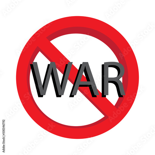 Free Download Stop war. War sign crossed. Sign forbidden. Peace symbol, no war concept. Vector illustration. stock image. - GFXLoad
