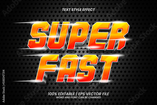 Super Fast Editable Text Effect