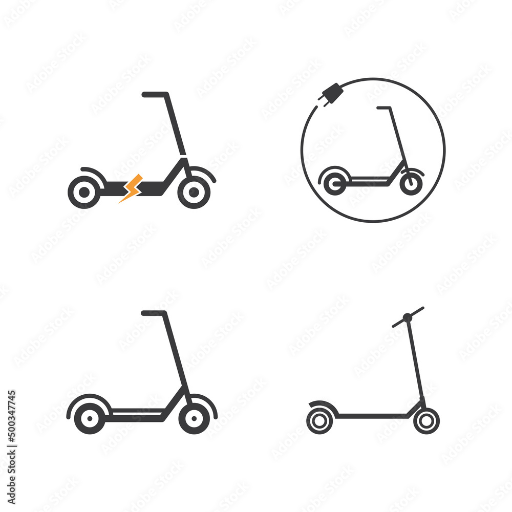 Scooter icon vector Scooter icon vector