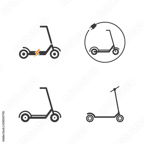 Scooter icon vector