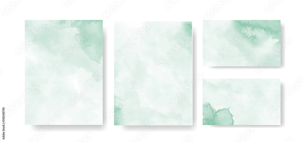 botanical water color background abstract bundle set