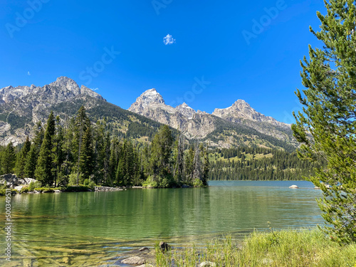 Grand Tetons from Taggart Lake