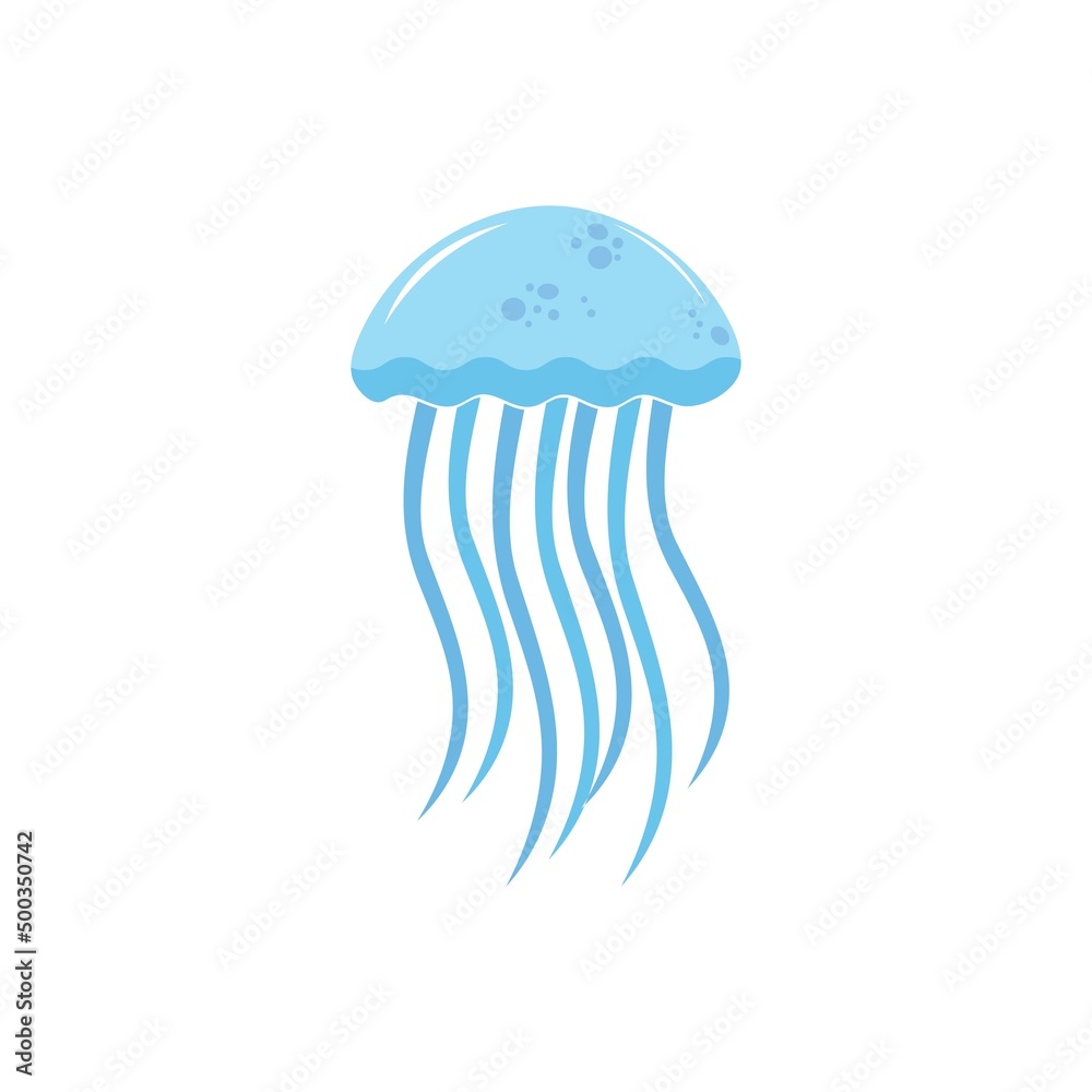 Jelly fish icon template vector