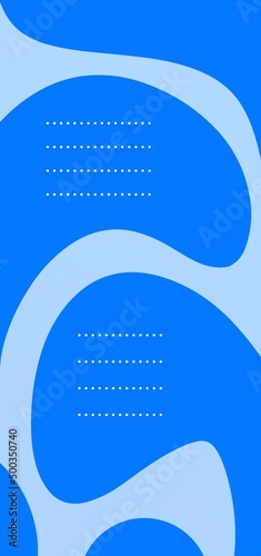 Blue wallpaper. Abstract blue gradient wallpaper with beautiful fluid shapes. Abstract background with geometric elements. Fluid wallpaper.