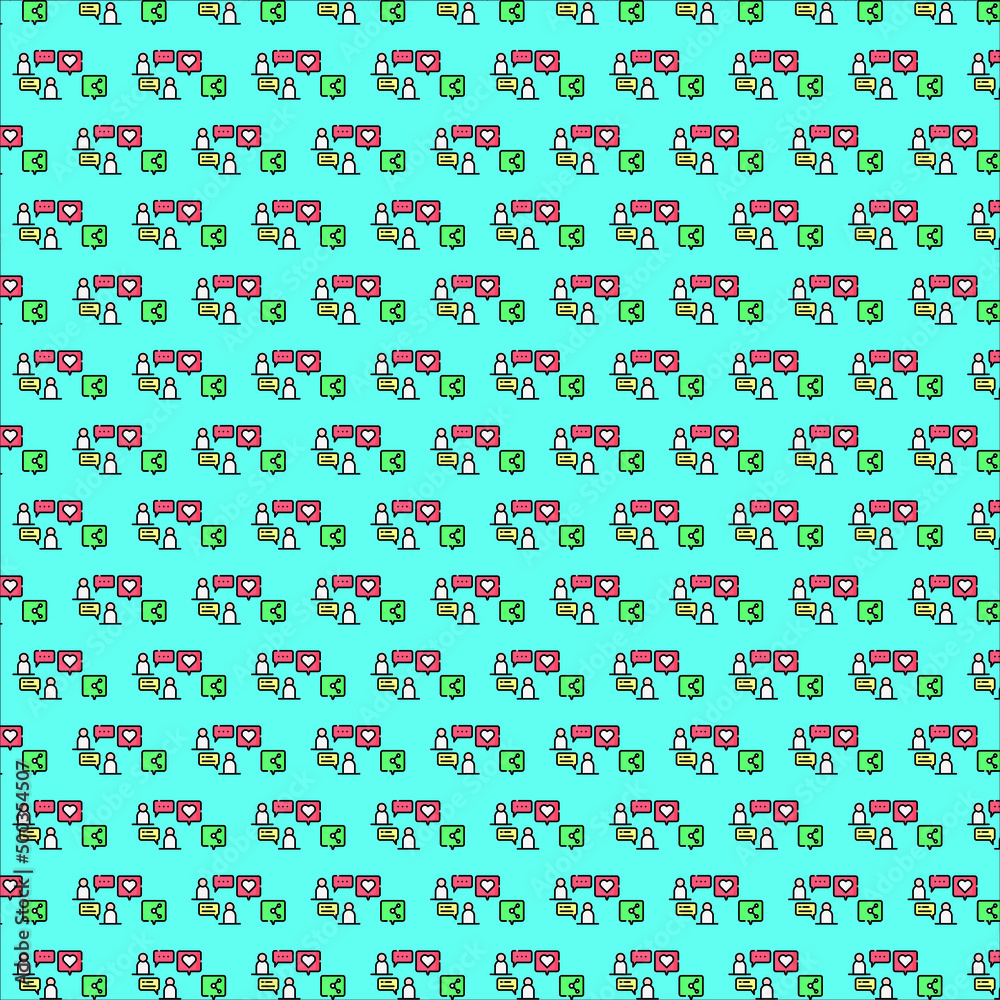 seamless pattern with hearts seamless pattern with hearts