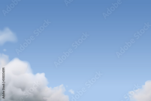 Clear sky with blue copy space, nature and environment concept