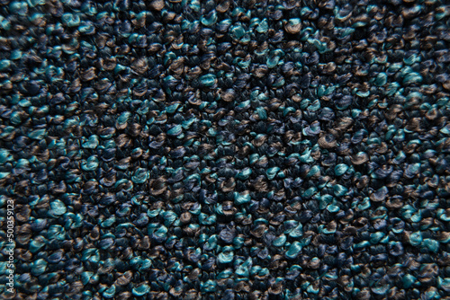 Blue soft fleecy fabric as a background, background carpet