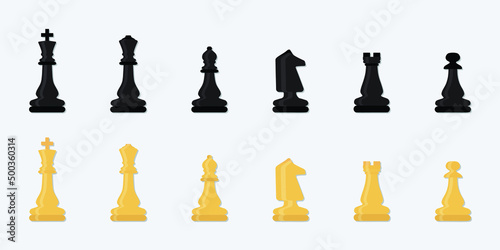 Billede på lærred Chess symbol design art leisure strategy