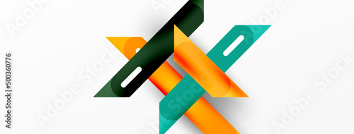 Background overlapping lines. Dynamic lines abstract wallpaper. Straight lines composition vector illustration for wallpaper banner background or landing page