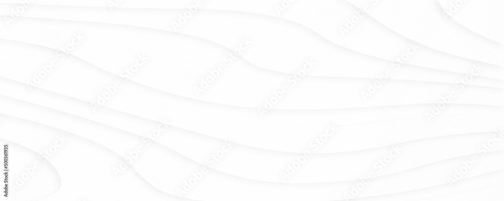 Modern White wavy vector background. White paper cut background with 3D style and gradient white color. Abstract white papercut with wavy layers, opographic canyon map light relief texture. Modern White wavy vector background. White paper cut background with 3D style and gradient white color. Abstract white papercut with wavy layers, opographic canyon map light relief texture.