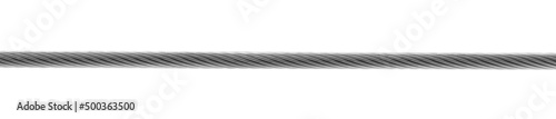 steel cable isolated