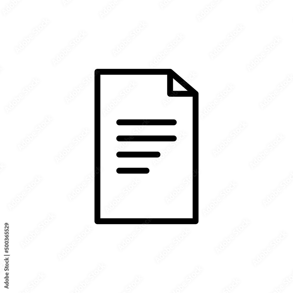document file icon new vector simple document file icon new vector simple