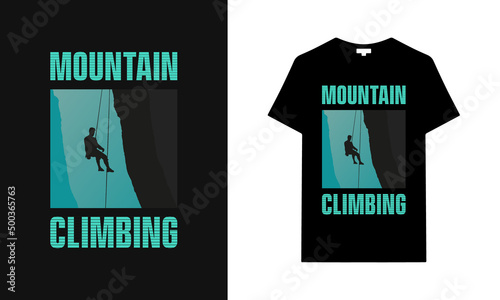 Hiking, mountain climbing T-shirt Design, Hiking T-shirt Design, Mug Design, label Design, label Design, Mug Design, Retro Design | t-shirt design adventure await with hiking vintage illustration.