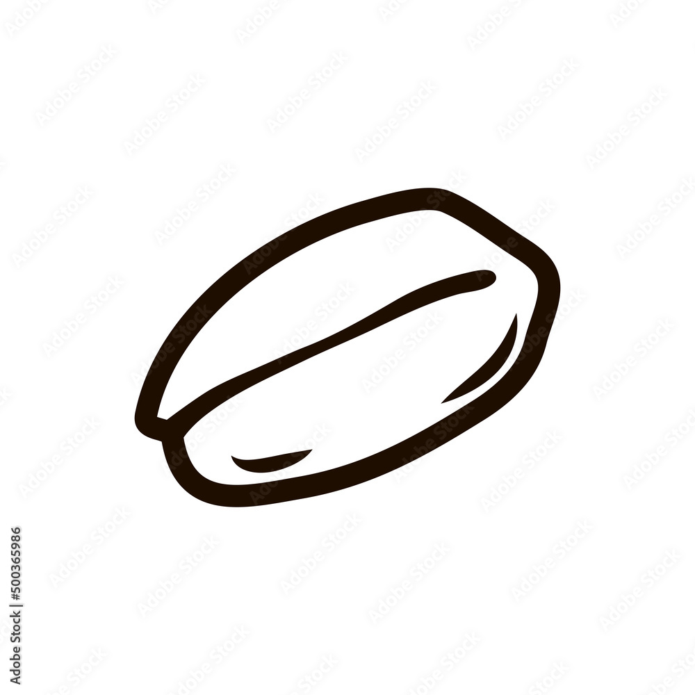 Oat flake icon on a white isolated background. Healthy product. Vector outline For the preparation of oatmeal porridge. Oat flake icon on a white isolated background. Healthy product. Vector outline For the preparation of oatmeal porridge.