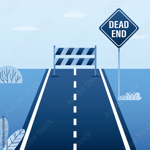 Two business people choose road to success. Pointer with multiple directions. Ways to profit, successful career, new ideas. Manager or businessman thinking about right way.