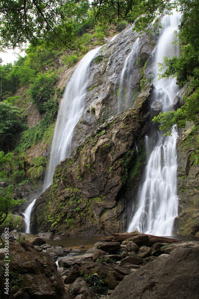 Khlong Lan Waterfall, a beautiful tourist attraction in Thailand