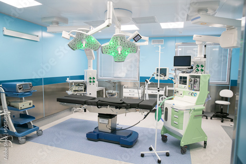 The surgical department, a modern air-conditioned medical module, provides planned and emergency care, performing a wide range of interventions, including laparoscopic and minimally invasive.