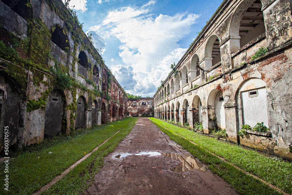 Historical Building, Fort Willem I military camp, at Ambarawa, Semarang, Central Java, Indonesia Historical Building, Fort Willem I military camp, at Ambarawa, Semarang, Central Java, Indonesia