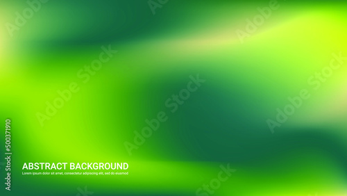 polar green light abstract background