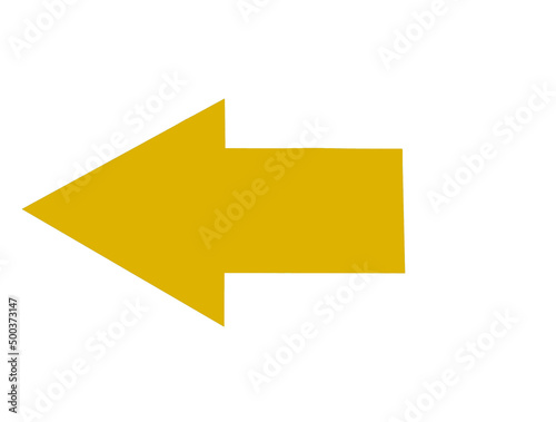 Curry yellow arrow left