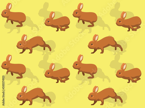 Rabbit Thrianta Animation Seamless Wallpaper Background