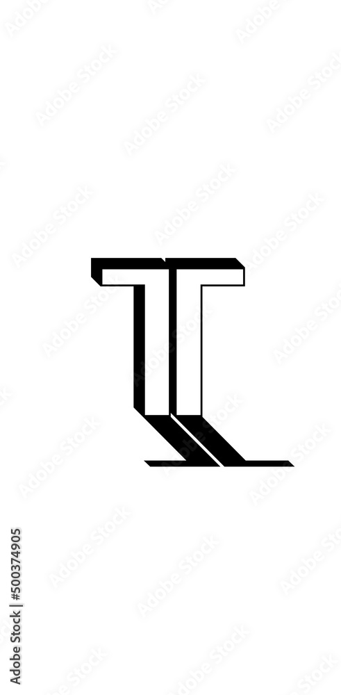 T is logo letter in design T is logo letter in design