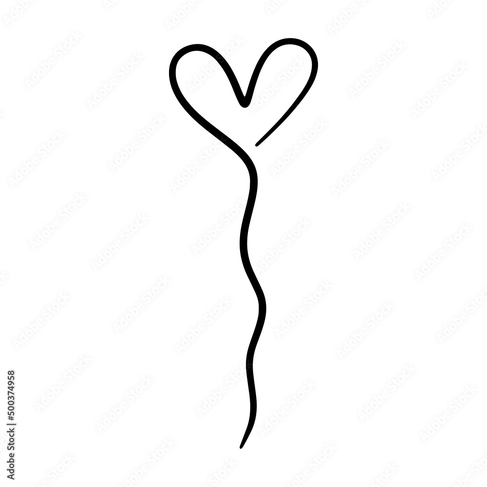 Heart background valentine day design, one line draw vector illustration. Heart background valentine day design, one line draw vector illustration.