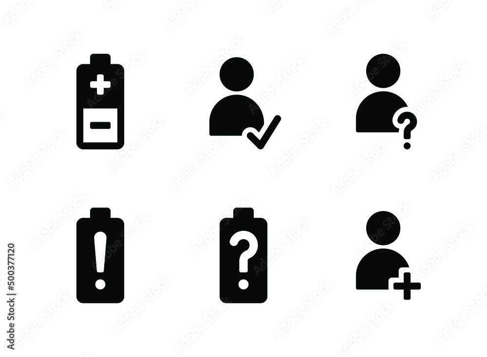 Simple Set of User Interface Related Vector Solid Icons. Contains Icons as Battery, Verified Account and more. Simple Set of User Interface Related Vector Solid Icons. Contains Icons as Battery, Verified Account and more.