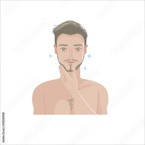 facial skin care shaving
