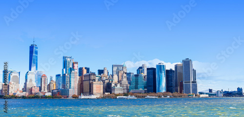 ニューヨーク　ロウアー・マンハッタンの摩天楼