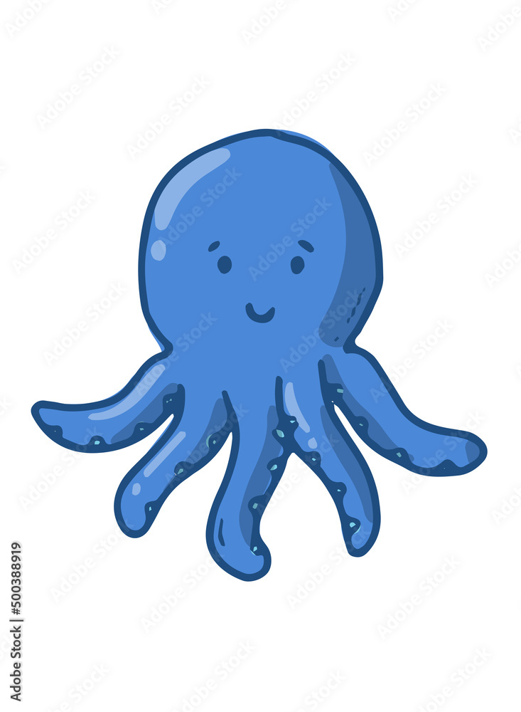 Hand drawn octopus doodle, clipart for nursery prints, posters, cards, stickers, kids apparel decor, sublimation, etc. EPS 10 Hand drawn octopus doodle, clipart for nursery prints, posters, cards, stickers, kids apparel decor, sublimation, etc. EPS 10