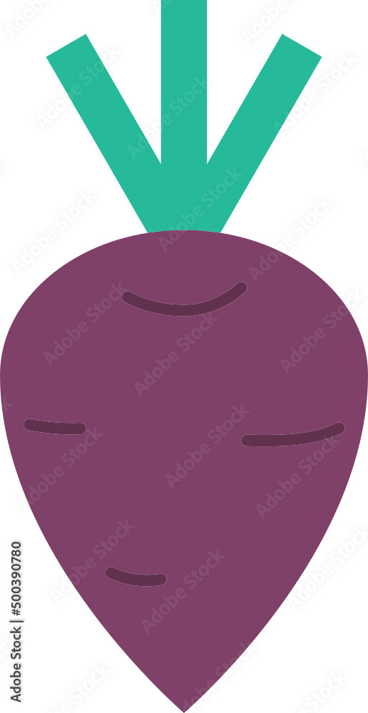 Beetroot flat icon Beetroot flat icon