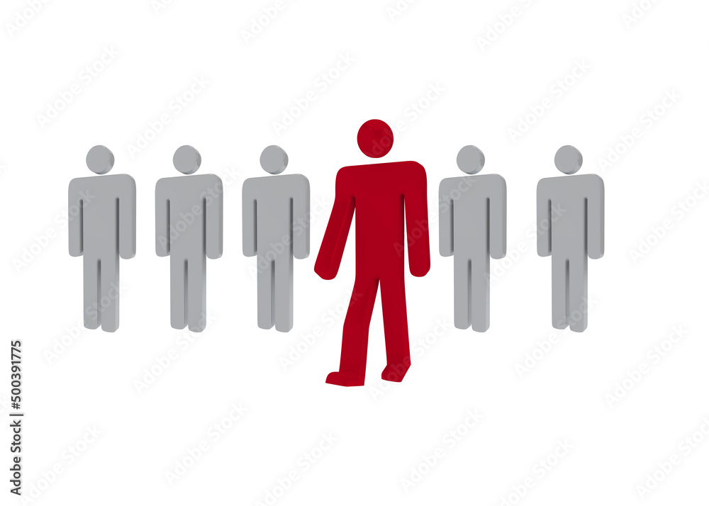 Stand Out of the rest and be exceptional concept Stand Out of the rest and be exceptional concept