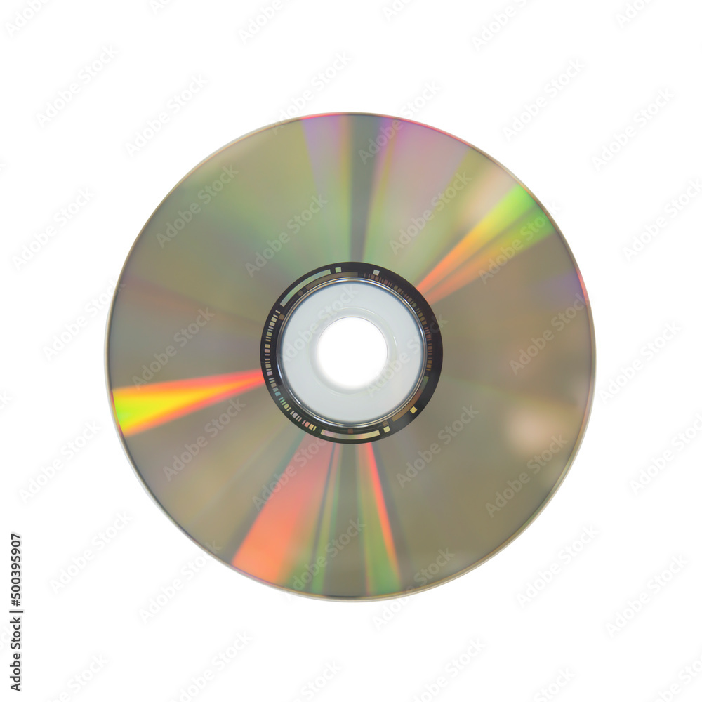CD isolated on white background. CD isolated on white background.