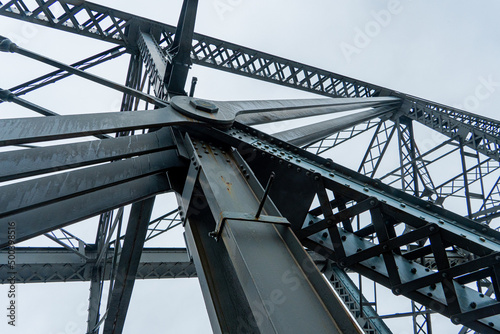 Steel Beams of a Bridge