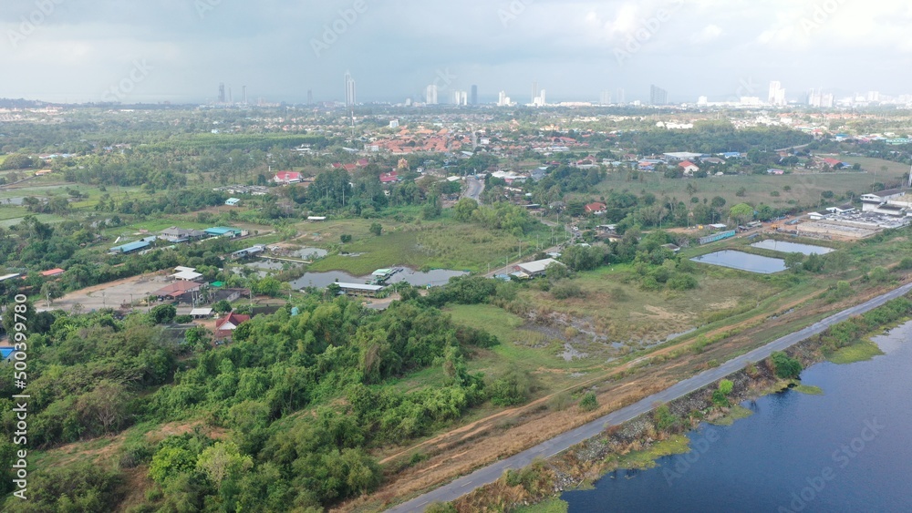 Huai Chak Nok pattaya city chonburi top view