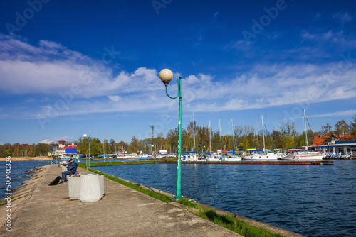 Fototapeta Naklejka Na Ścianę i Meble -  Przystań w Giżycku
