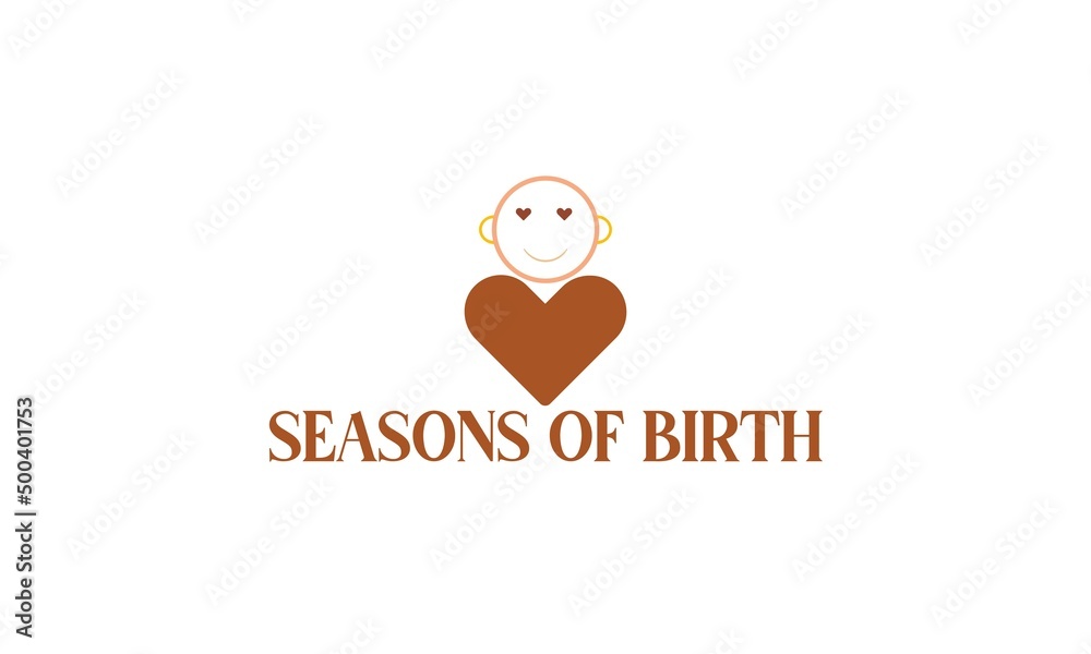 Fototapeta premium Baby Logo