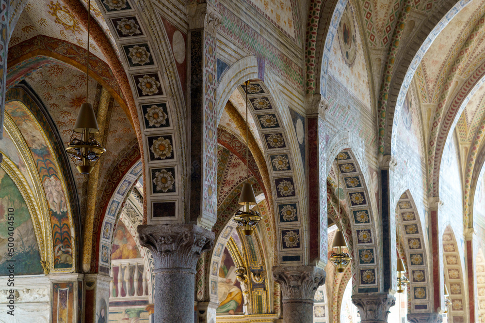 Interior of Santa Maria delle Grazie, Milan