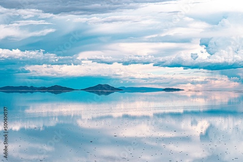 Landscape reflex Salar de Uyuni