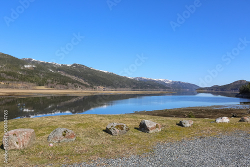 River Aagaardselva, Norway photo