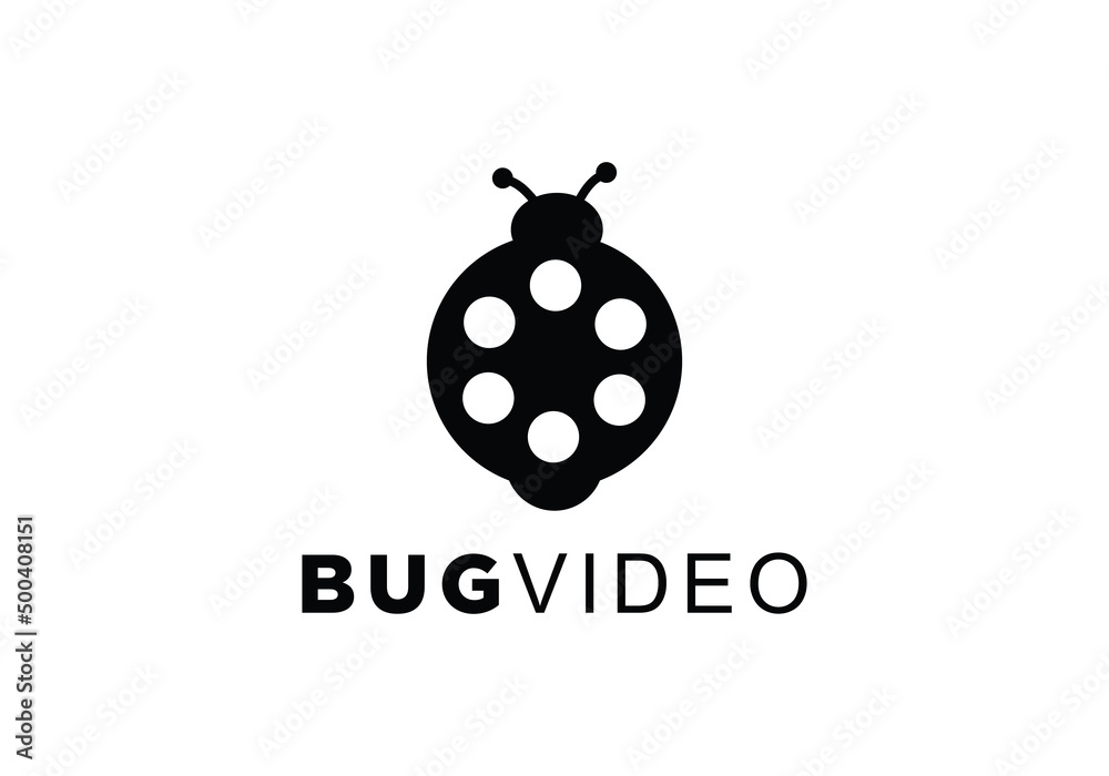 bug camera creative logo template design bug camera creative logo template design