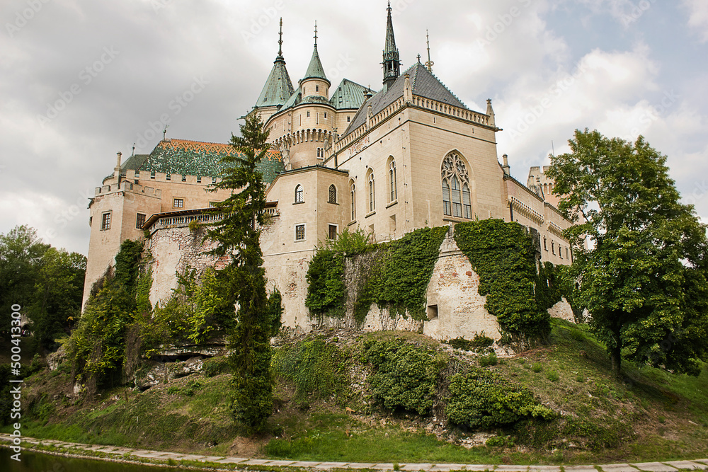  12th century ancient castle in Bojnice, Slovakia