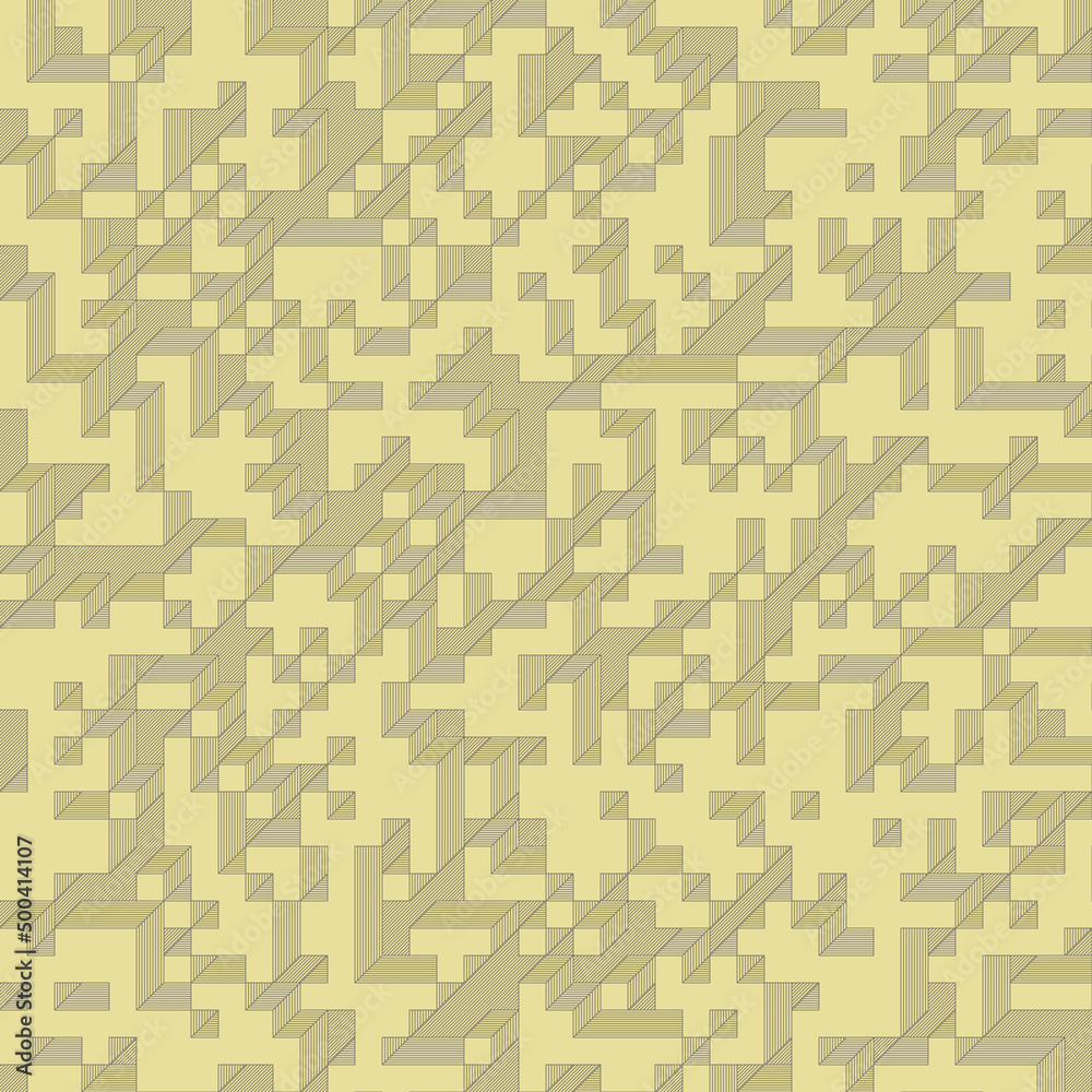 Implementation of Edward Zajec’s “Il Cubo” from 1971. Essentially a Truchet tile set of 8 tiles and rules for placement art illustration Implementation of Edward Zajec’s “Il Cubo” from 1971. Essentially a Truchet tile set of 8 tiles and rules for placement art illustration