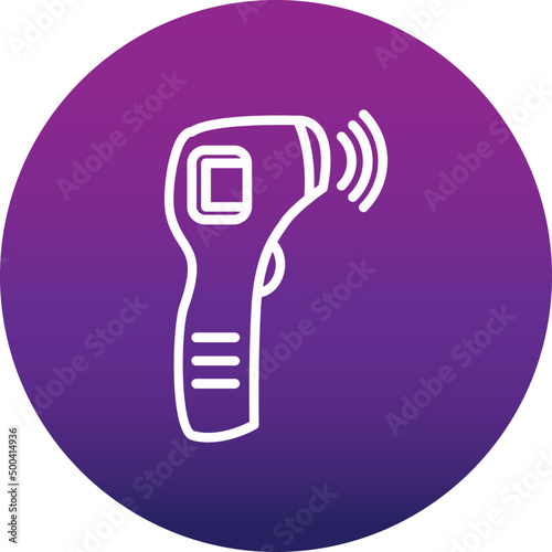 Thermometer Gun Icon