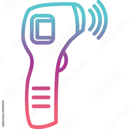 Thermometer Gun Icon