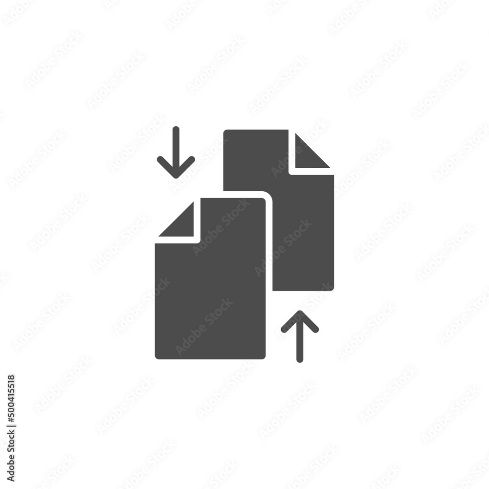 Transfer files glyph icon, glyph vector sign, linear style pictogram isolated on white. Data exchange symbol, logo illustration. Editable stroke Transfer files glyph icon, glyph vector sign, linear style pictogram isolated on white. Data exchange symbol, logo illustration. Editable stroke