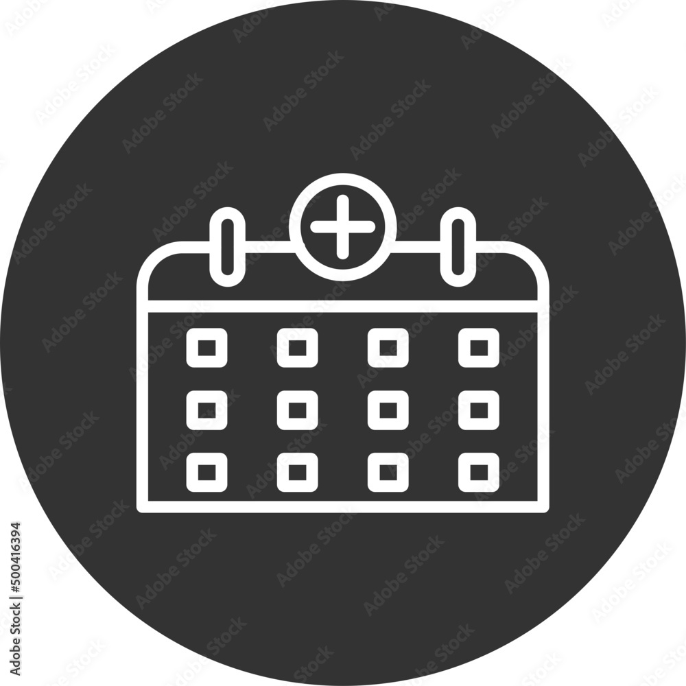 Medical Calendar Icon