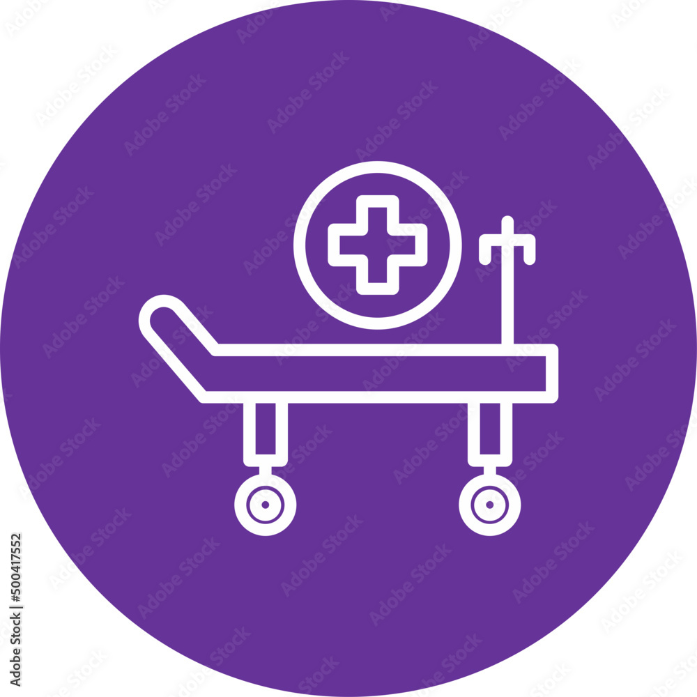 Hospital Bed Icon Hospital Bed Icon